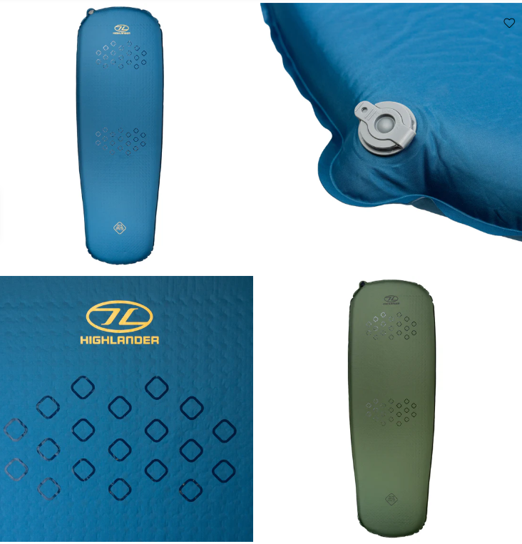 Highlander Self Inflating kip Mat 75mm Highlander Self Inflating kip Mat 75mm